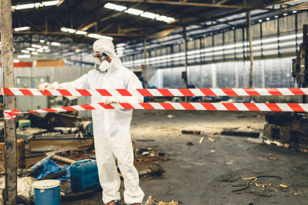 Professional Trauma Scene Cleanup technician working in Crofton, MD